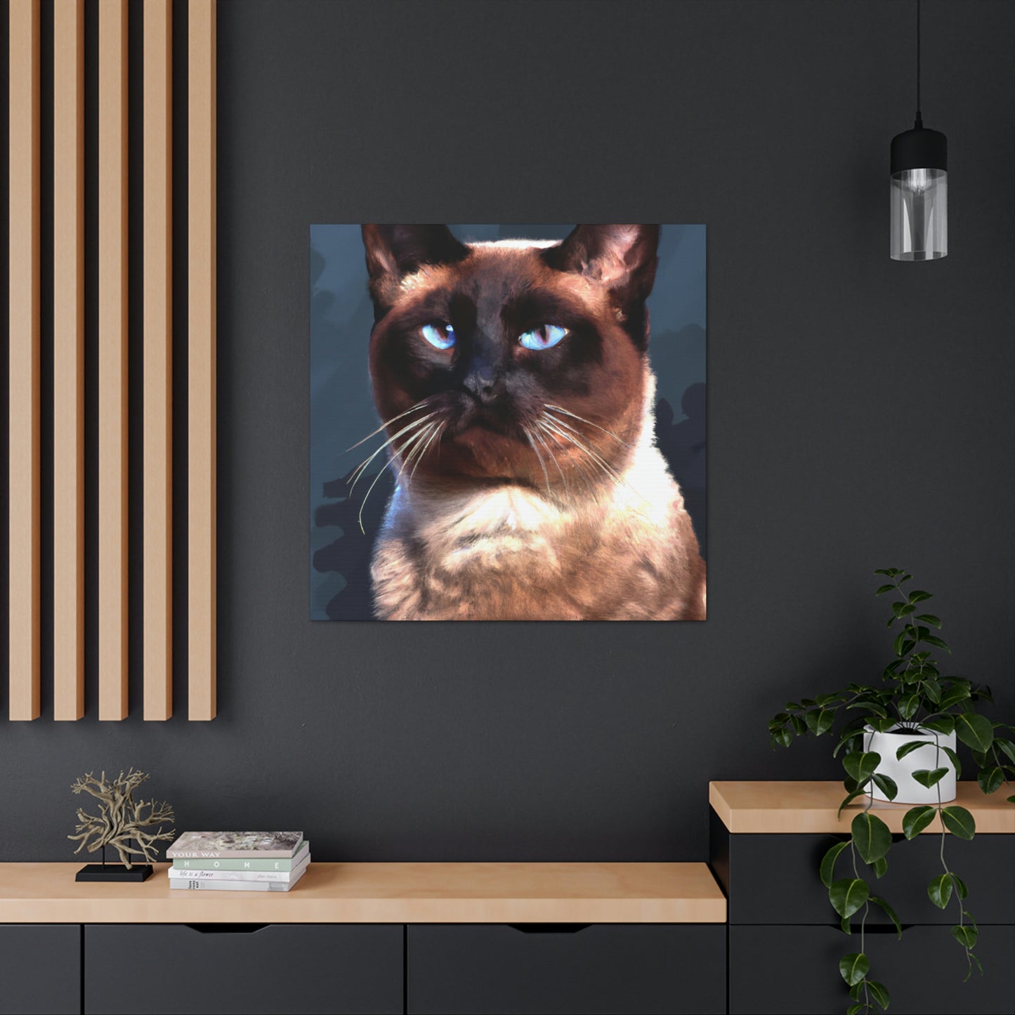 Siamese Sisters Portrait - Canvas