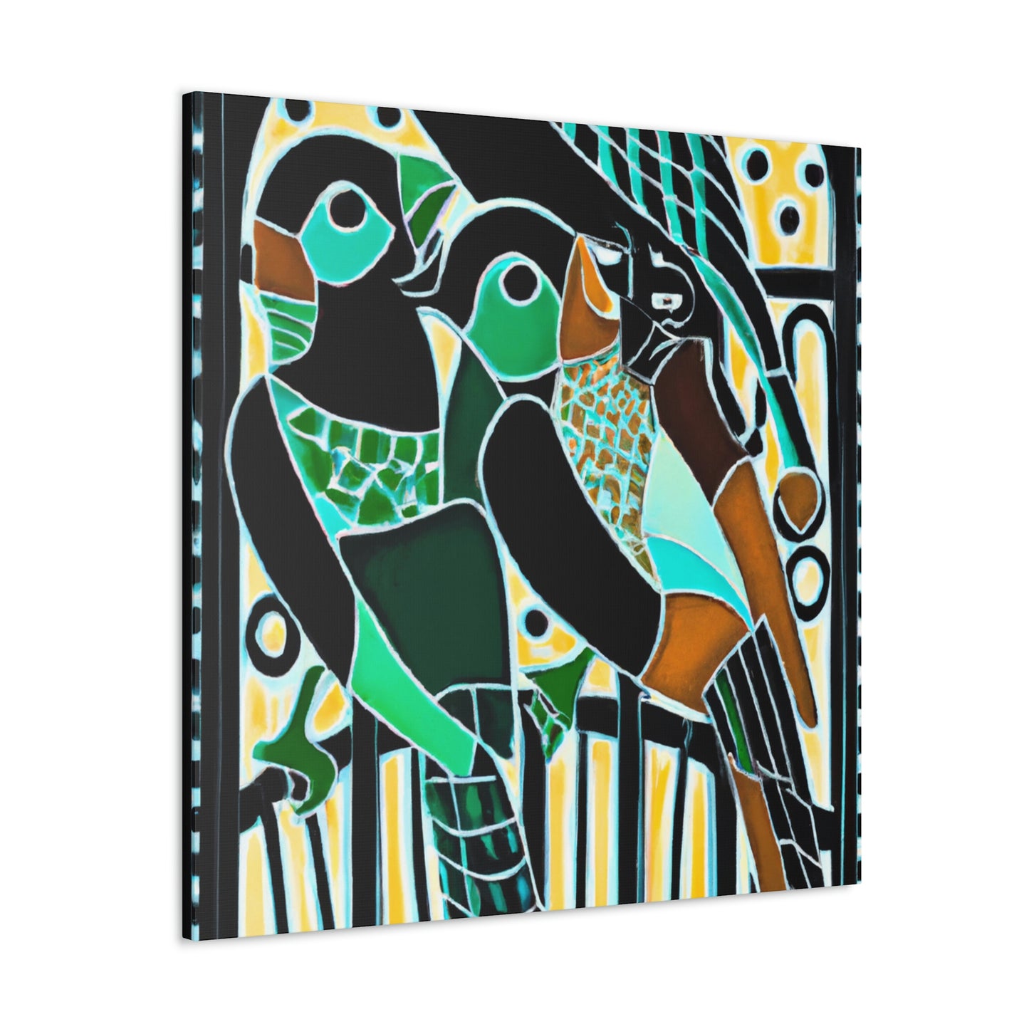 "Birds of the Jazz Age" - Canvas