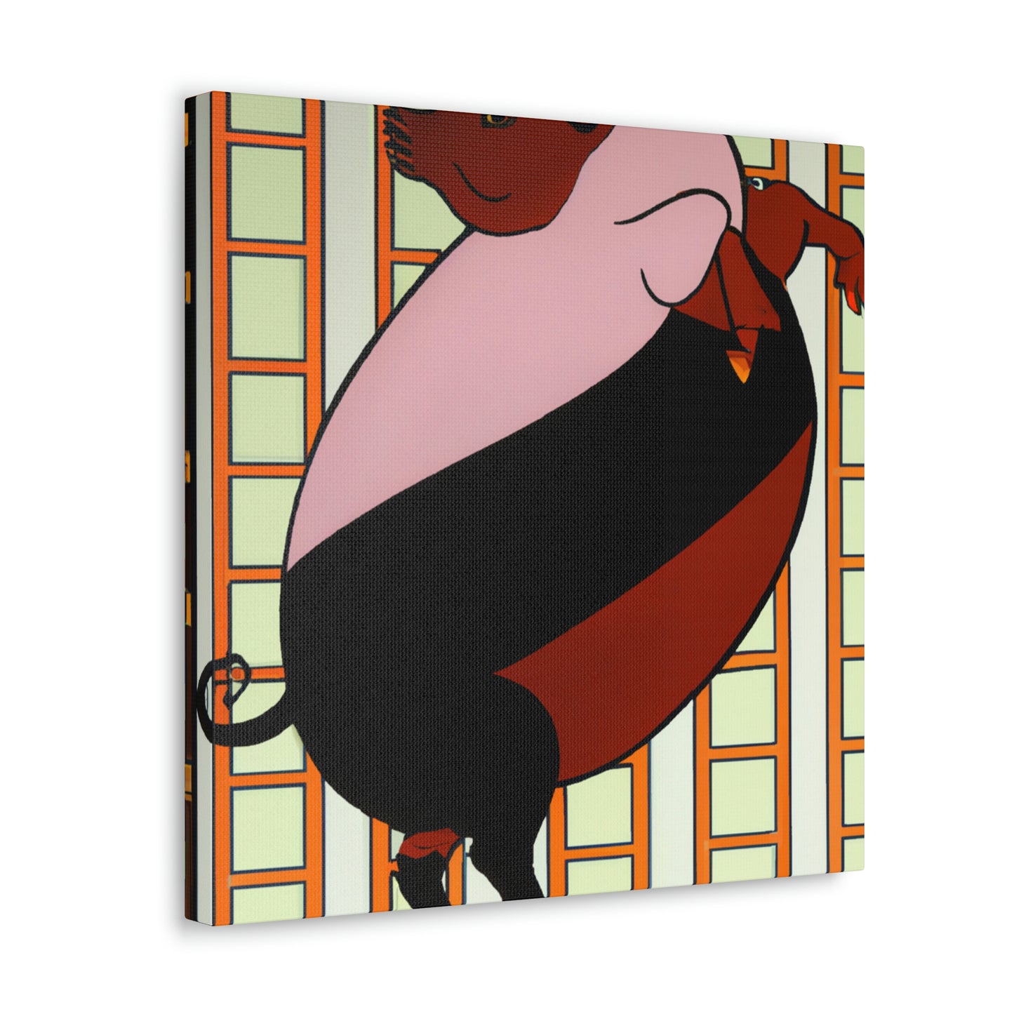 Piggy's Plump Palette - Canvas