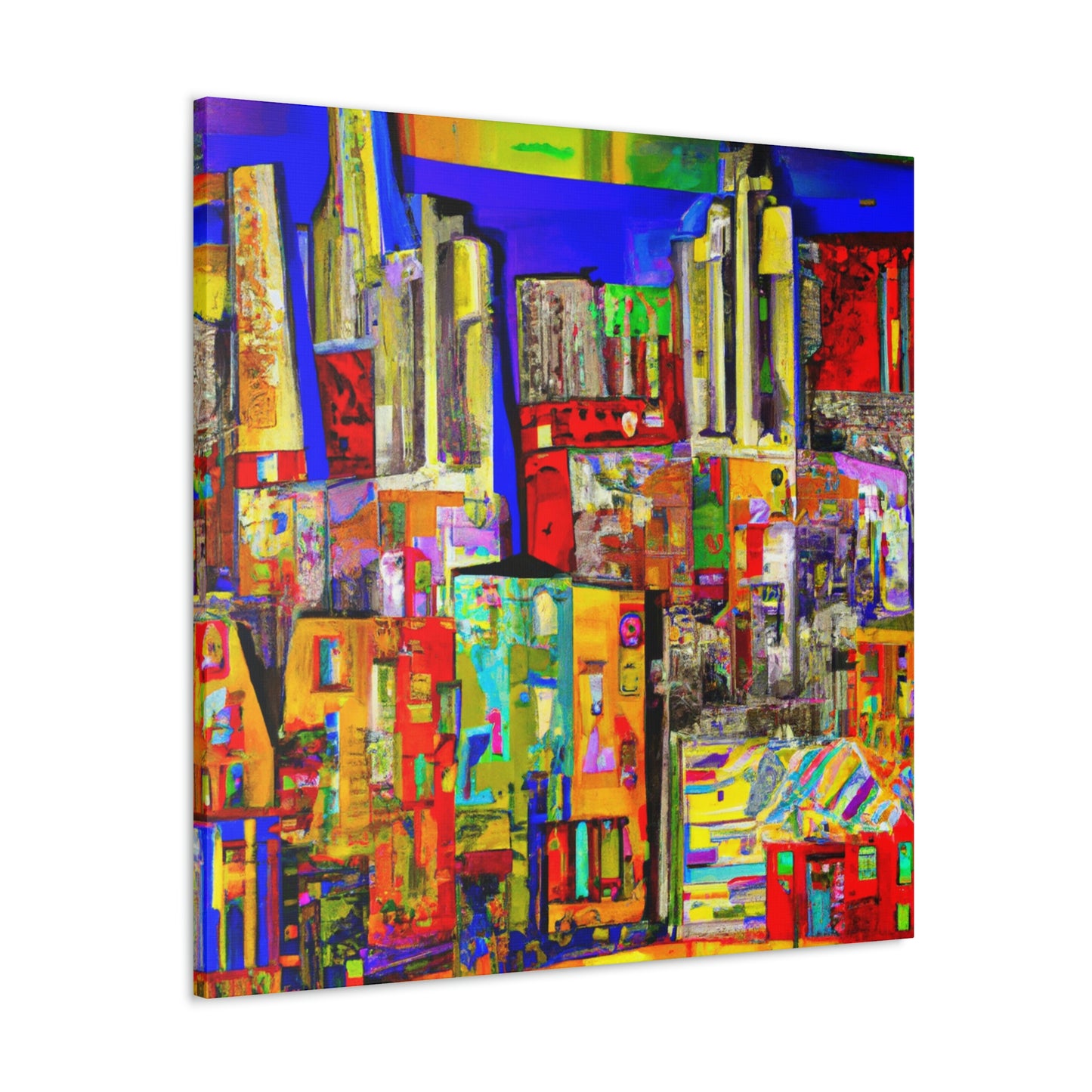 Urban Street Panorama - Canvas