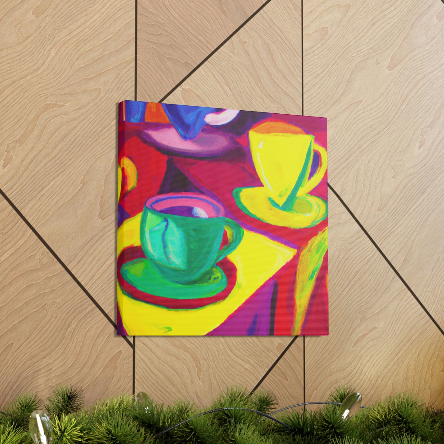 "Teacups in Fauvism" - Canvas