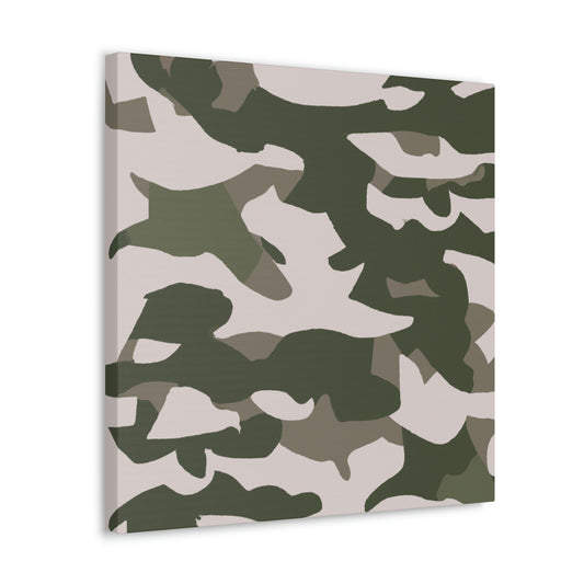 "Camouflage in Monochrome." - Canvas