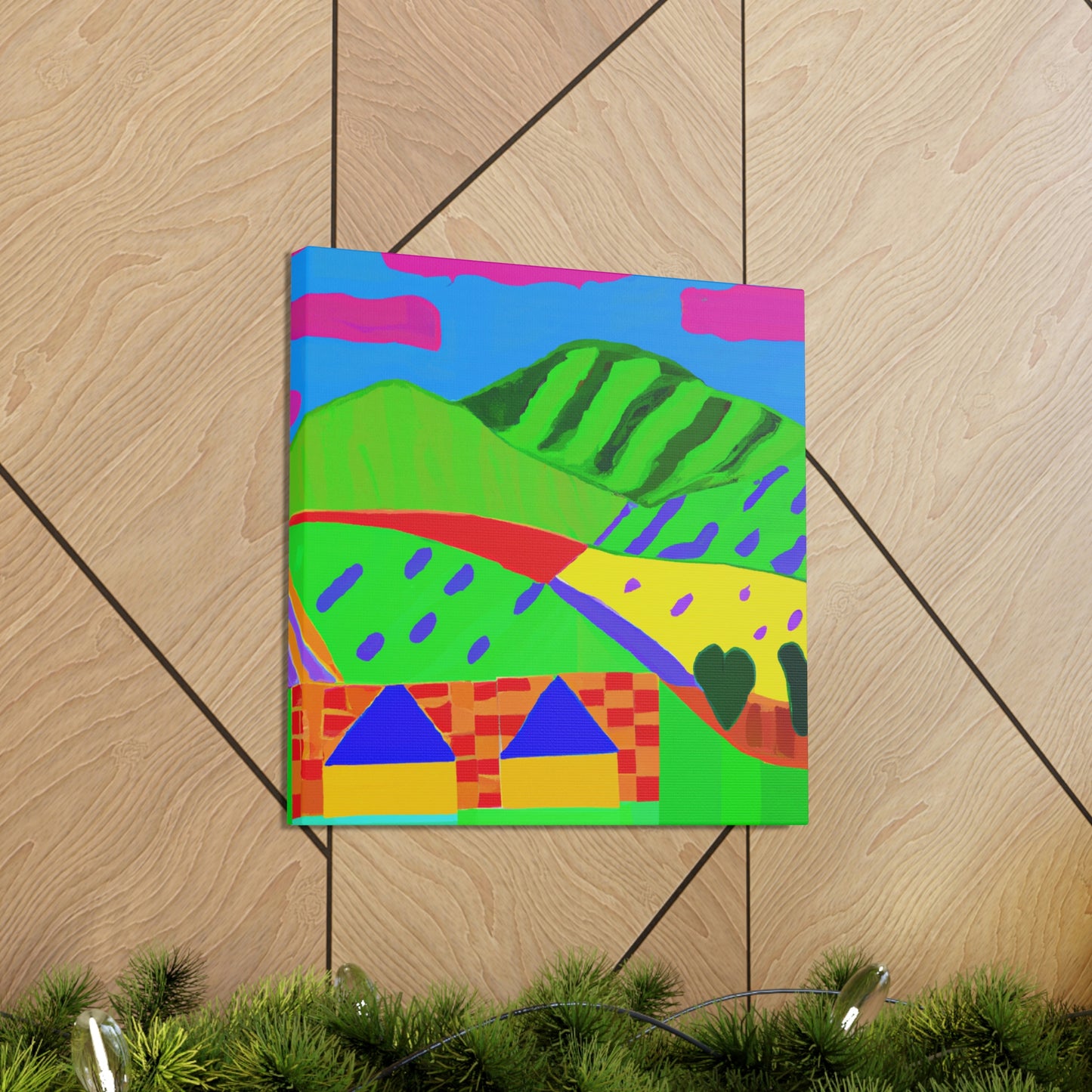 Countryside Fauvist Blaze - Canvas