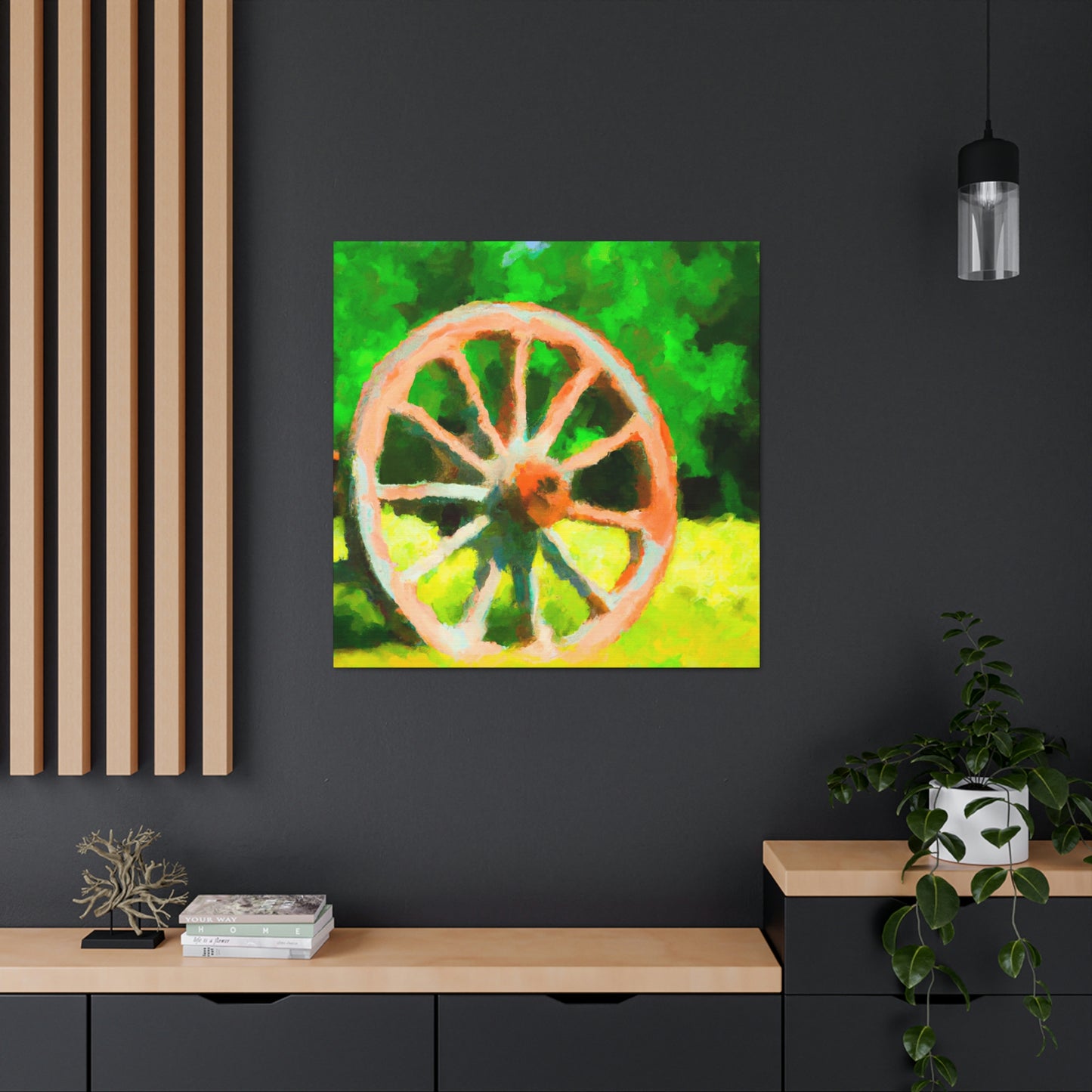 "Wheels of Fortune" - Canvas