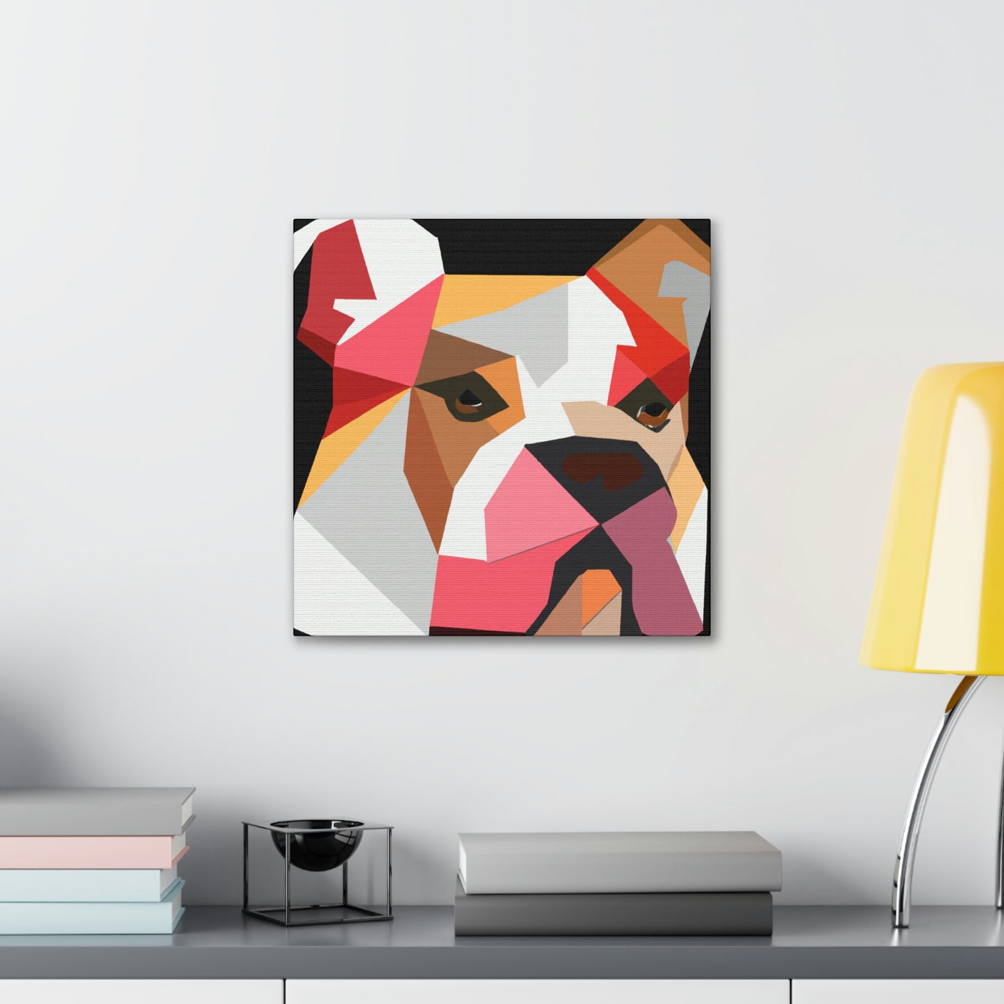 American Bulldog Minimalism - Canvas