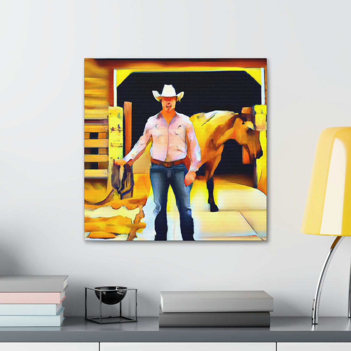 Barnyard Digital Masterpiece - Canvas