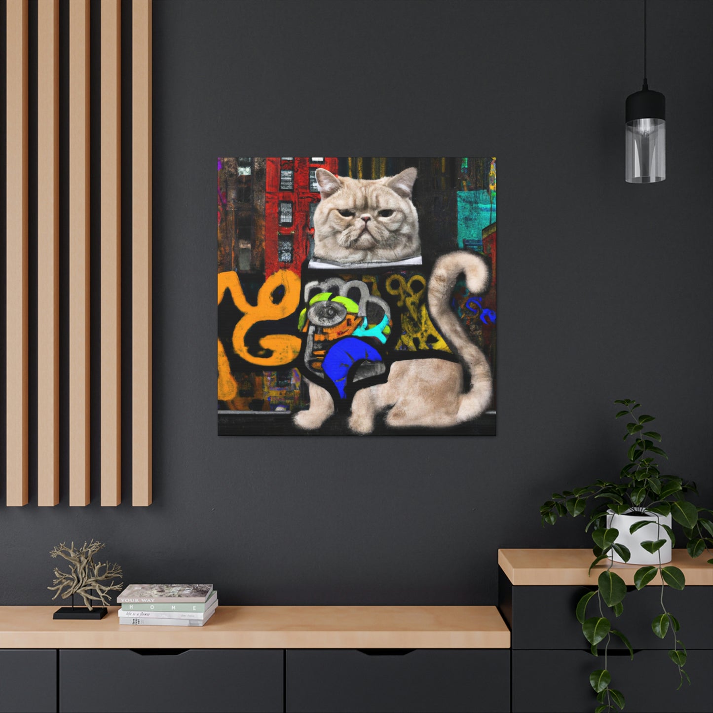 Kitty in Splendour - Canvas