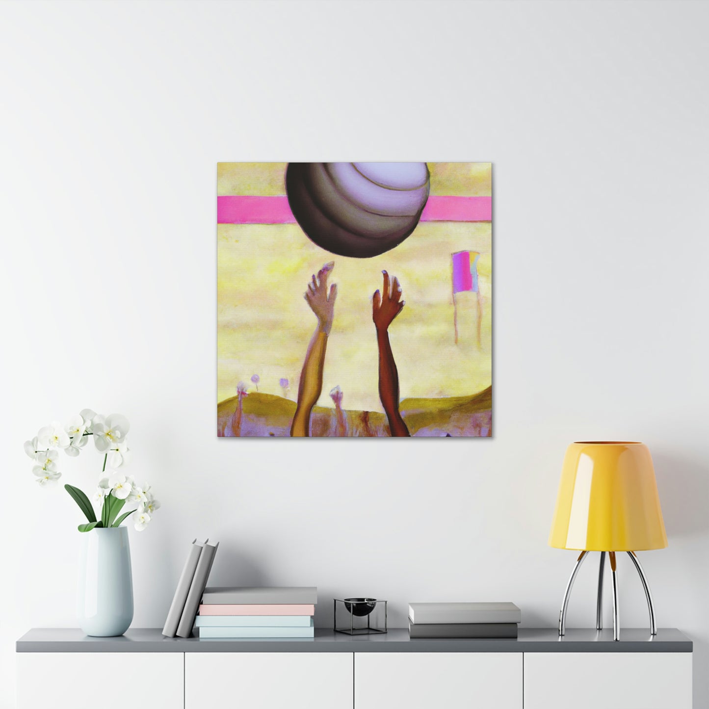 "Volleyball Dreams Surreal" - Canvas