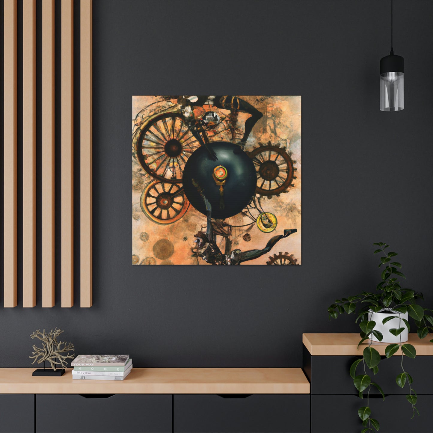 Gymnastics In Steampunk - Canvas