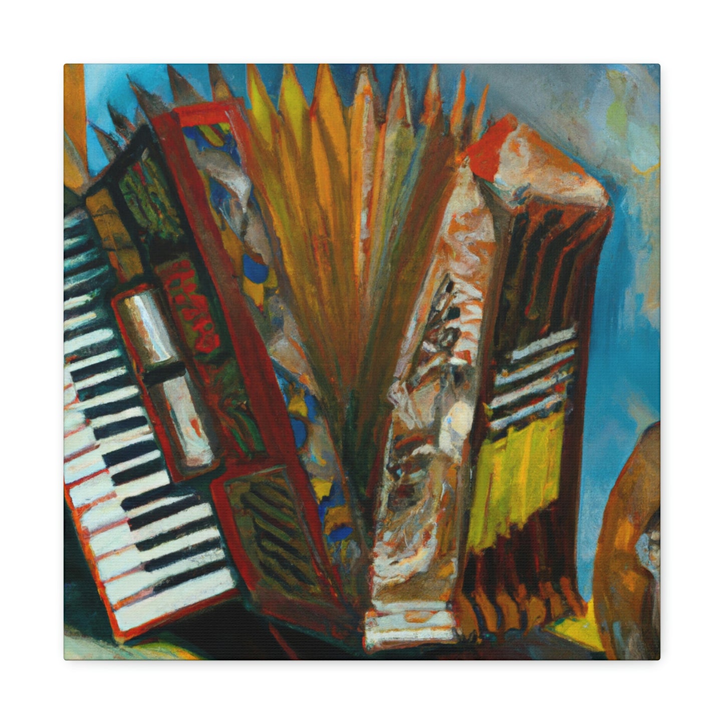 "Accordion in Surreality" - Canvas