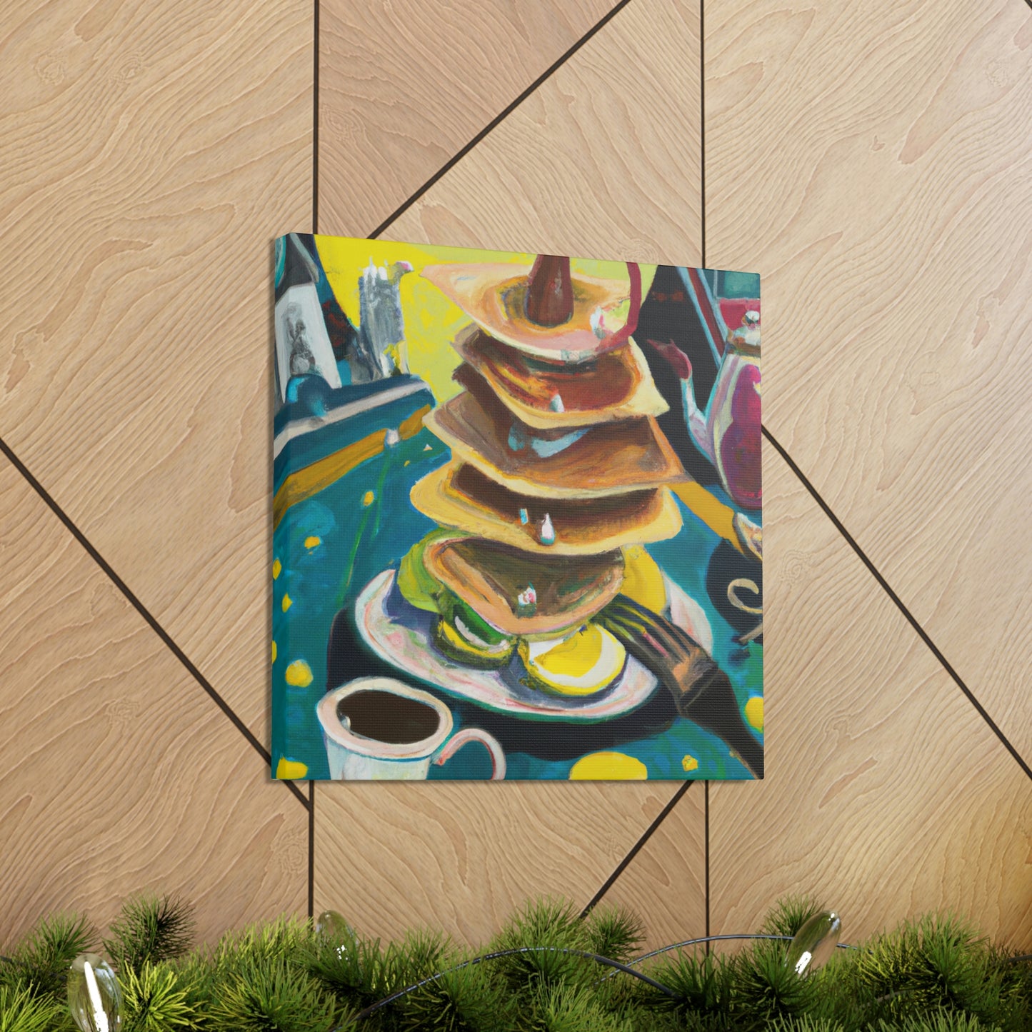 "Pancakes in Surrealism" - Canvas