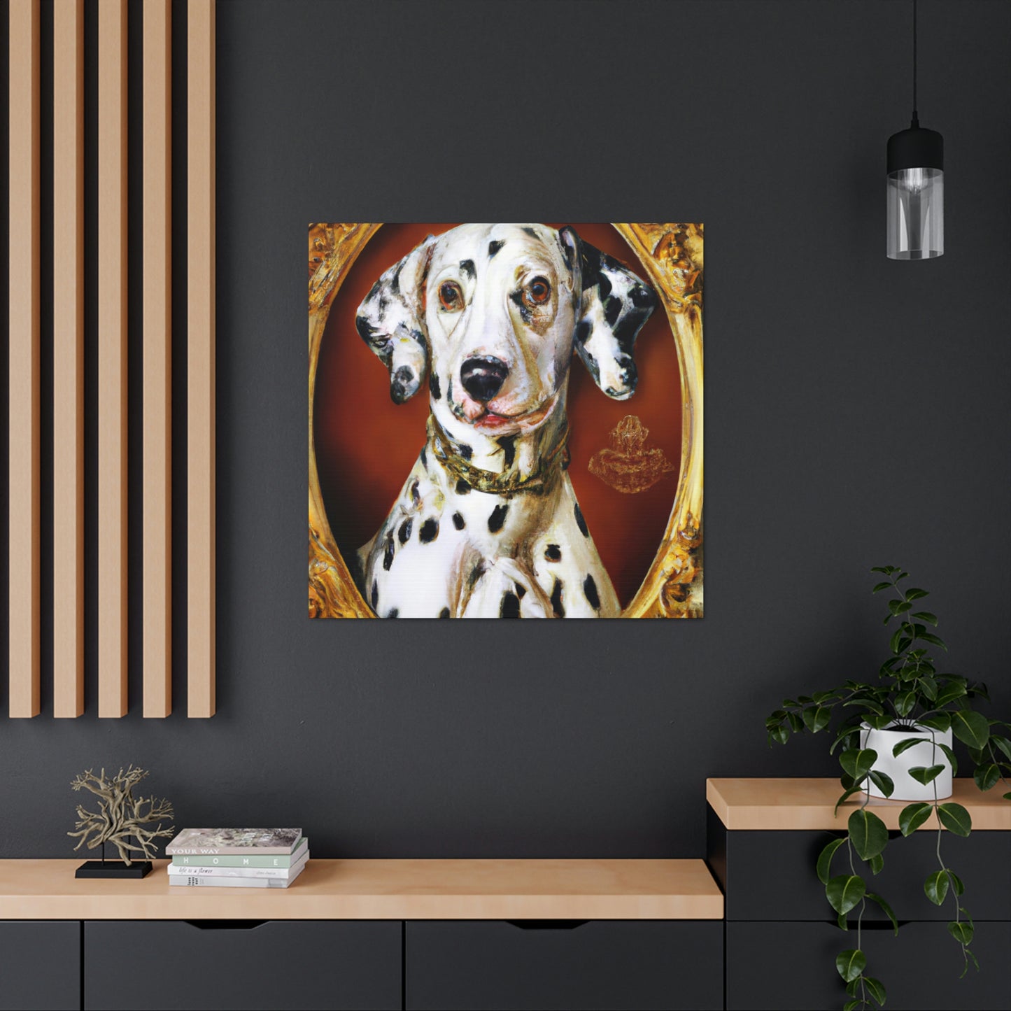 Dalmatian in Rococo - Canvas