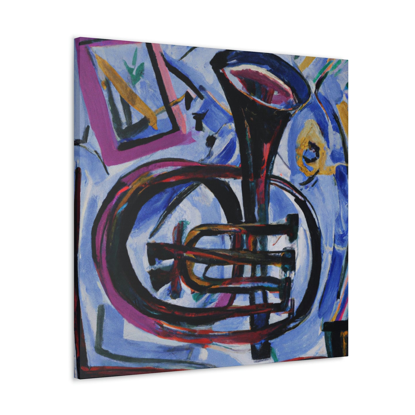 Trumpet in Expressionism - Canvas