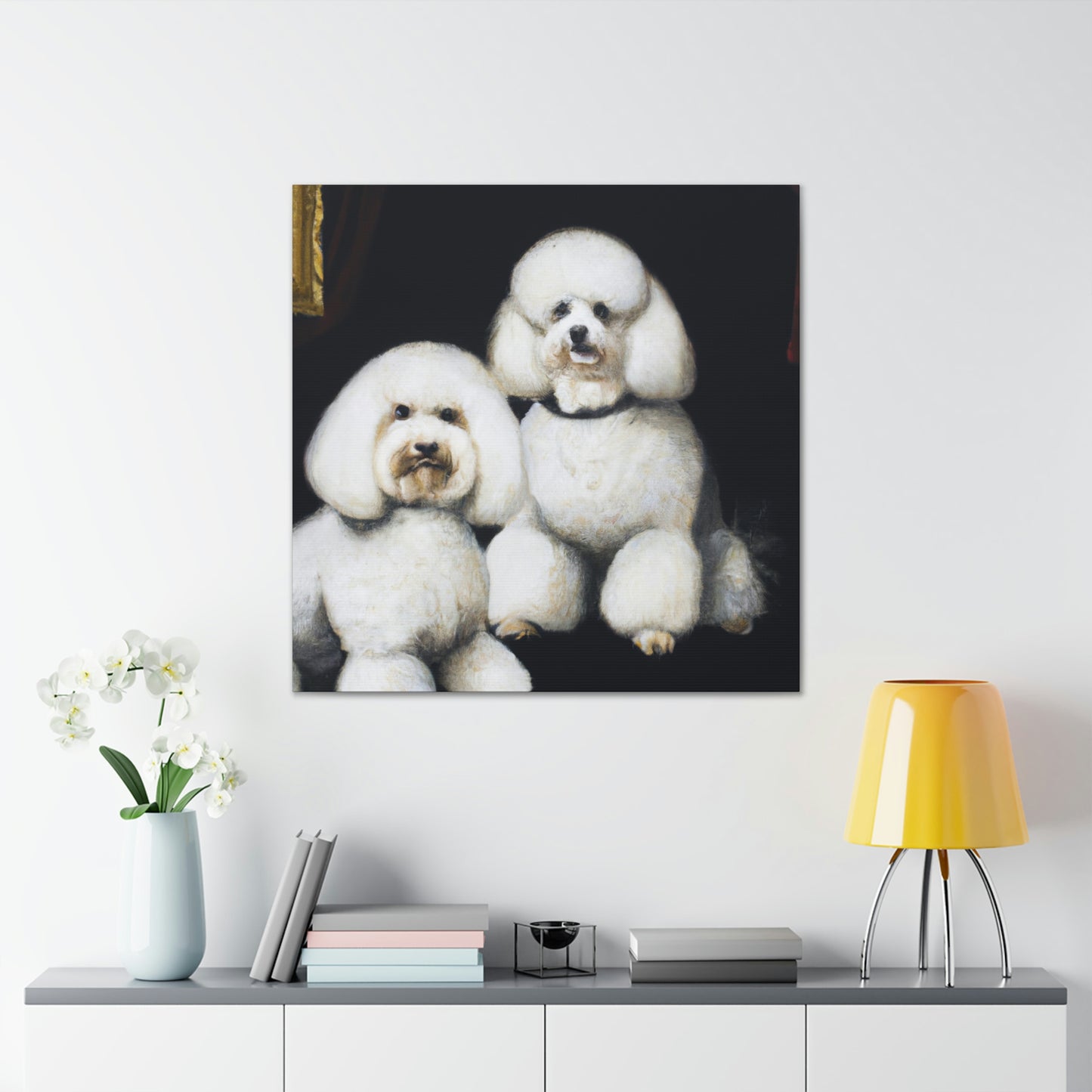 "Bichon Frise Luxury Dream" - Canvas