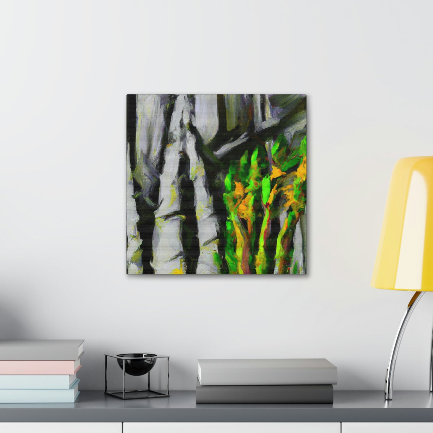 "Asparagus Abstract Expressionism" - Canvas