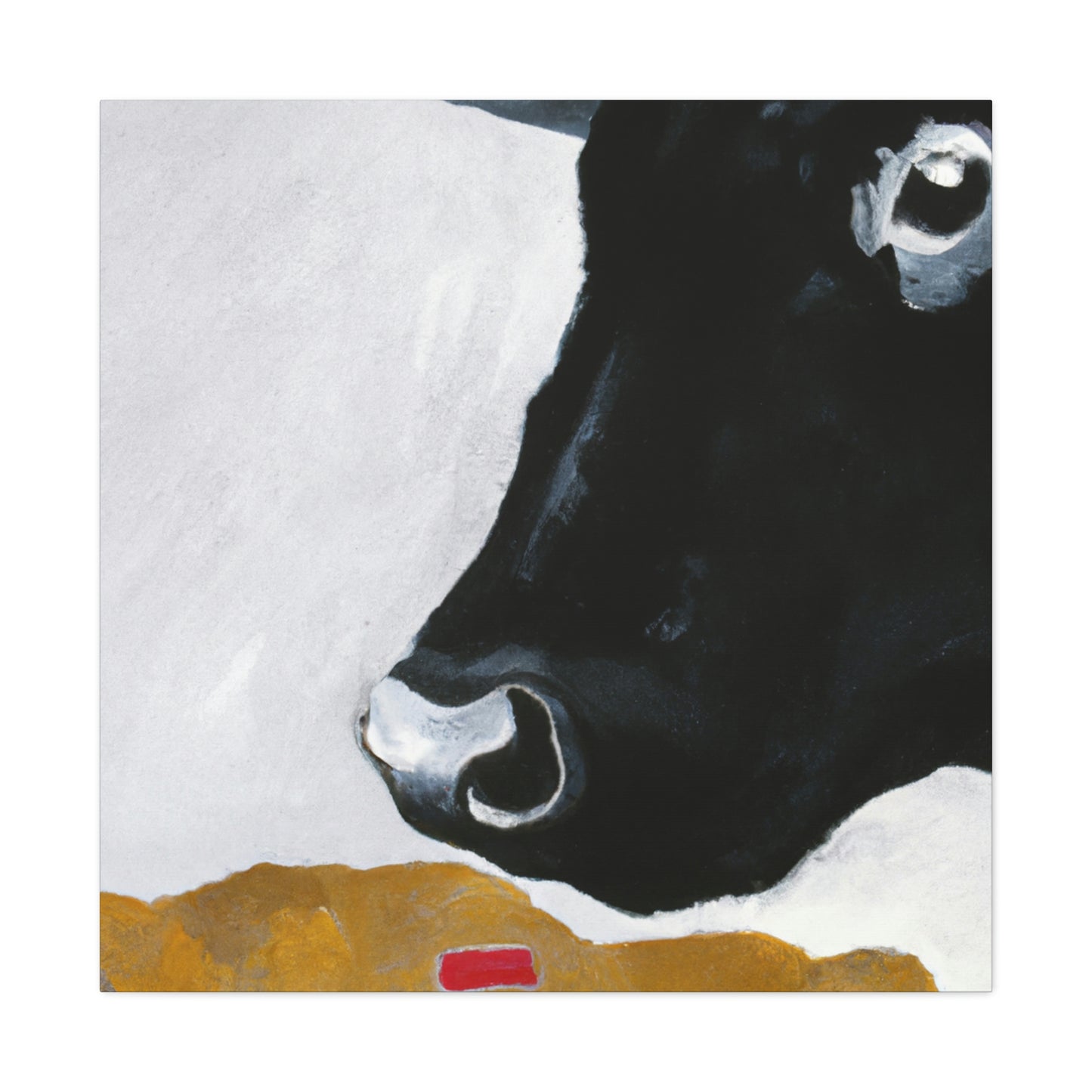 "Black Angus Simplicity" - Canvas