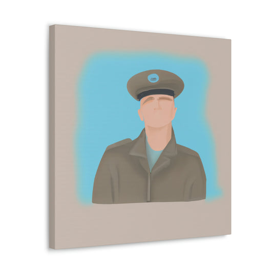 Pilot in Profilescape - Canvas