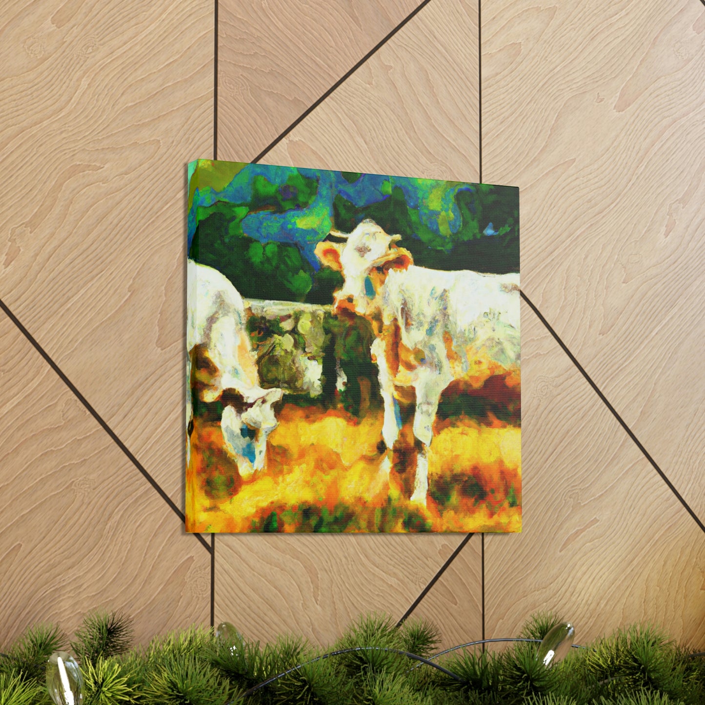 "Jersey Cow Visionary" - Canvas