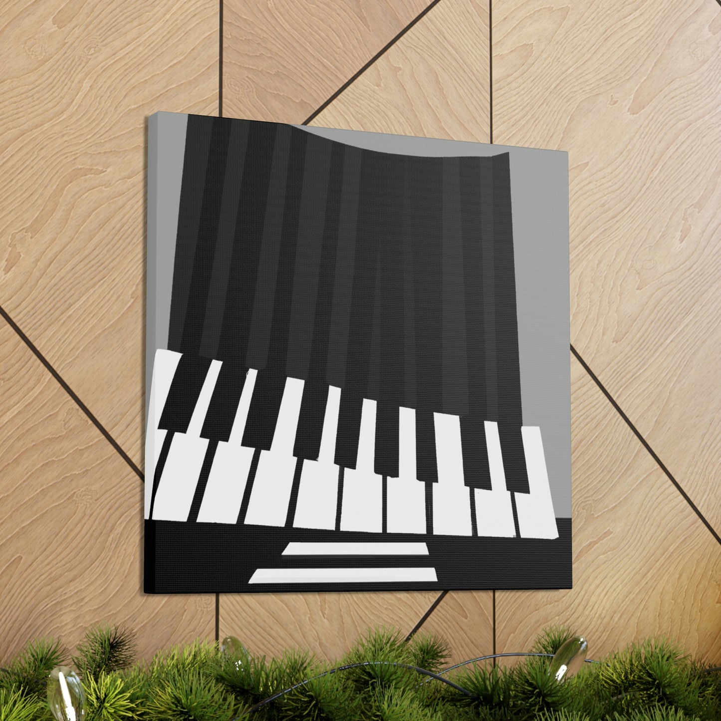 "Piano Reflection Silence" - Canvas