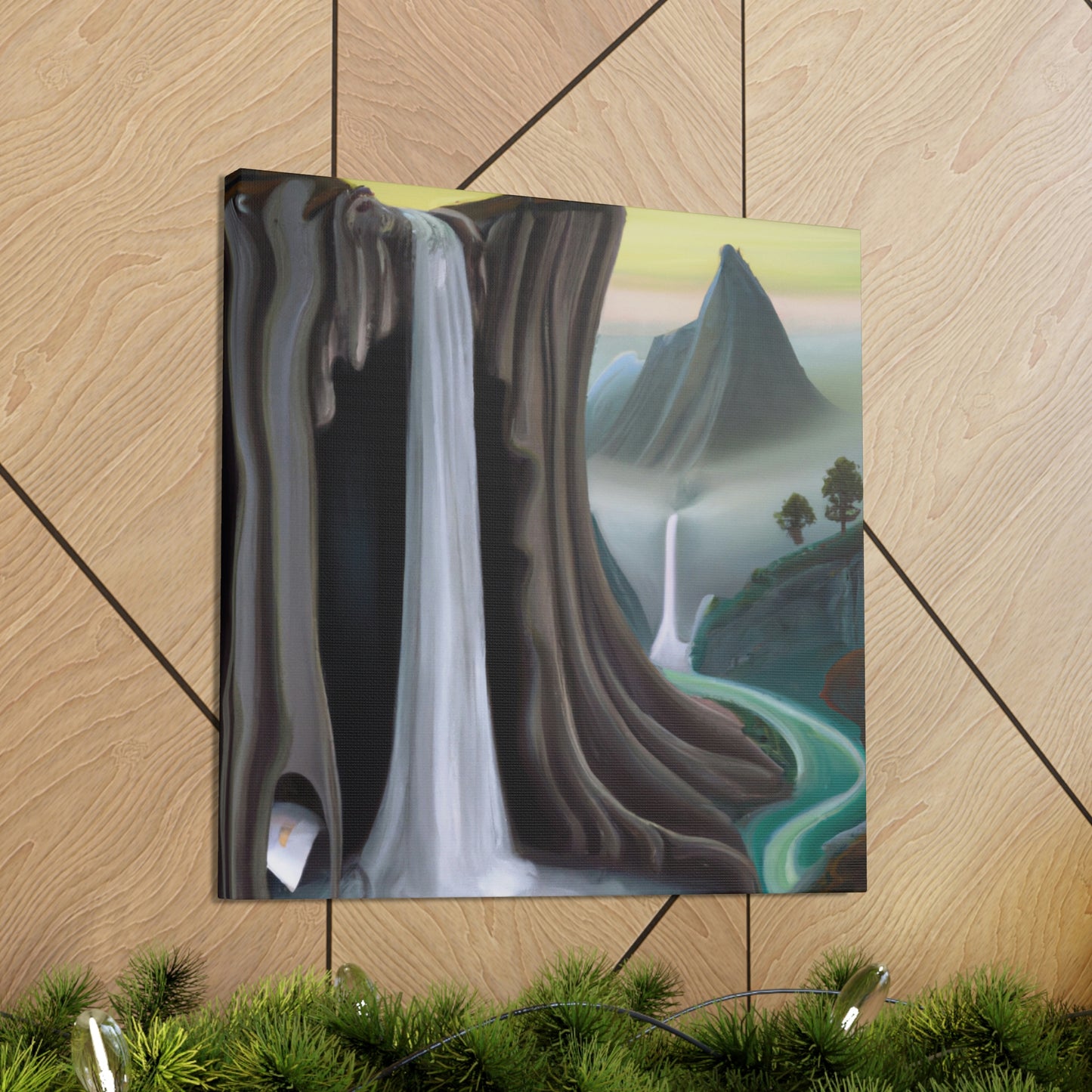 Escape the Waterfall Dream - Canvas