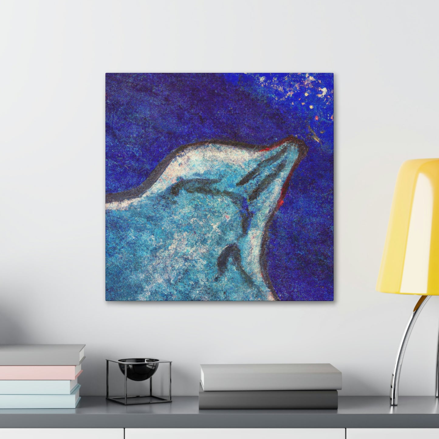 Stingray's Glistening Dance - Canvas