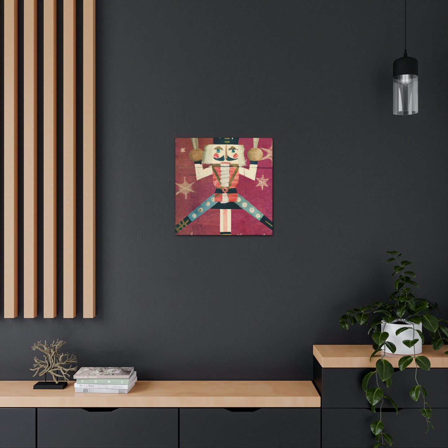 Nutcracker in Glitter - Canvas