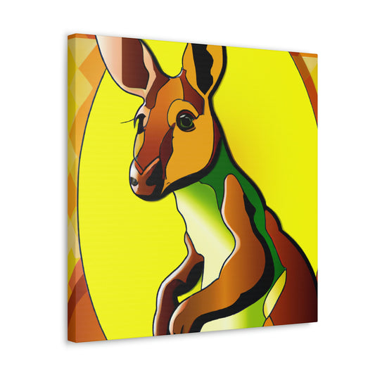 "Wallaby Amidst Glitter" - Canvas