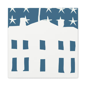 "White House Simplicity" - Canvas