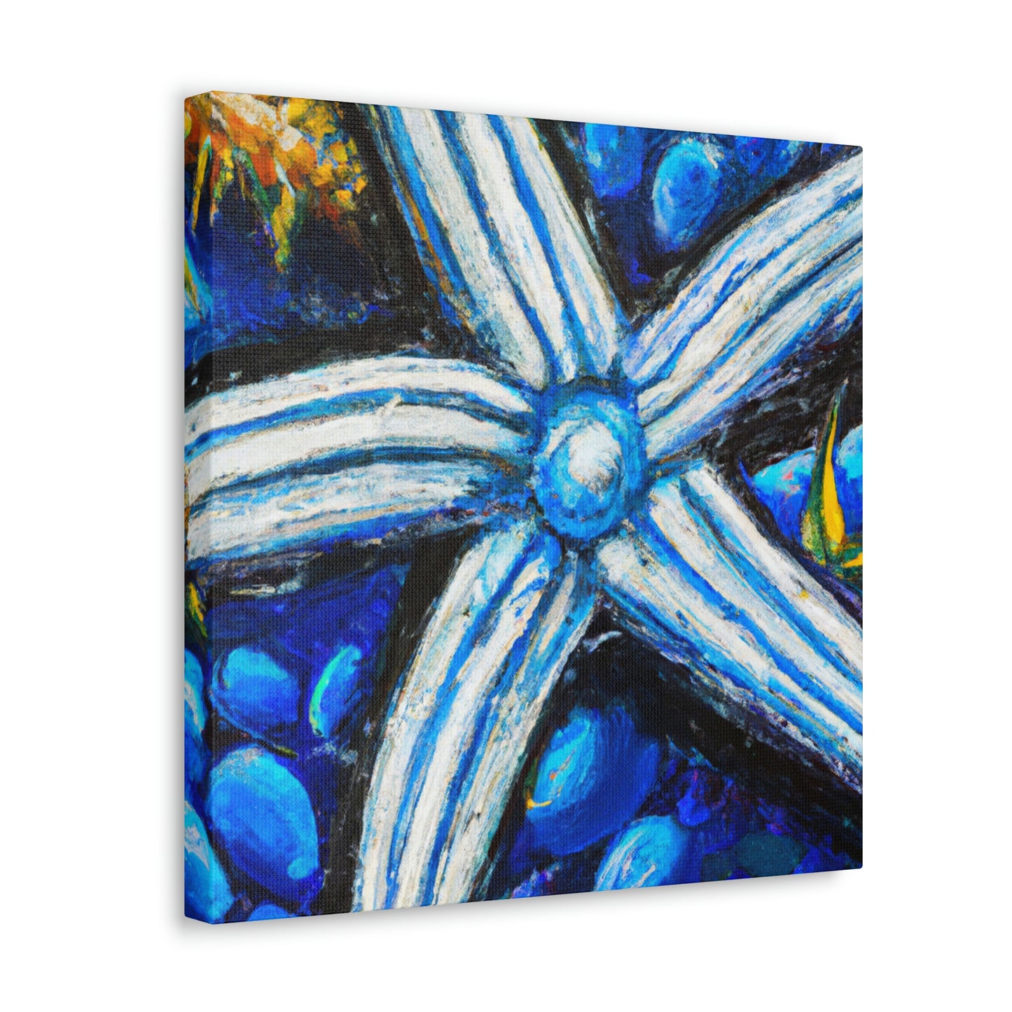 "Starfish in Moonlight Glow" - Canvas