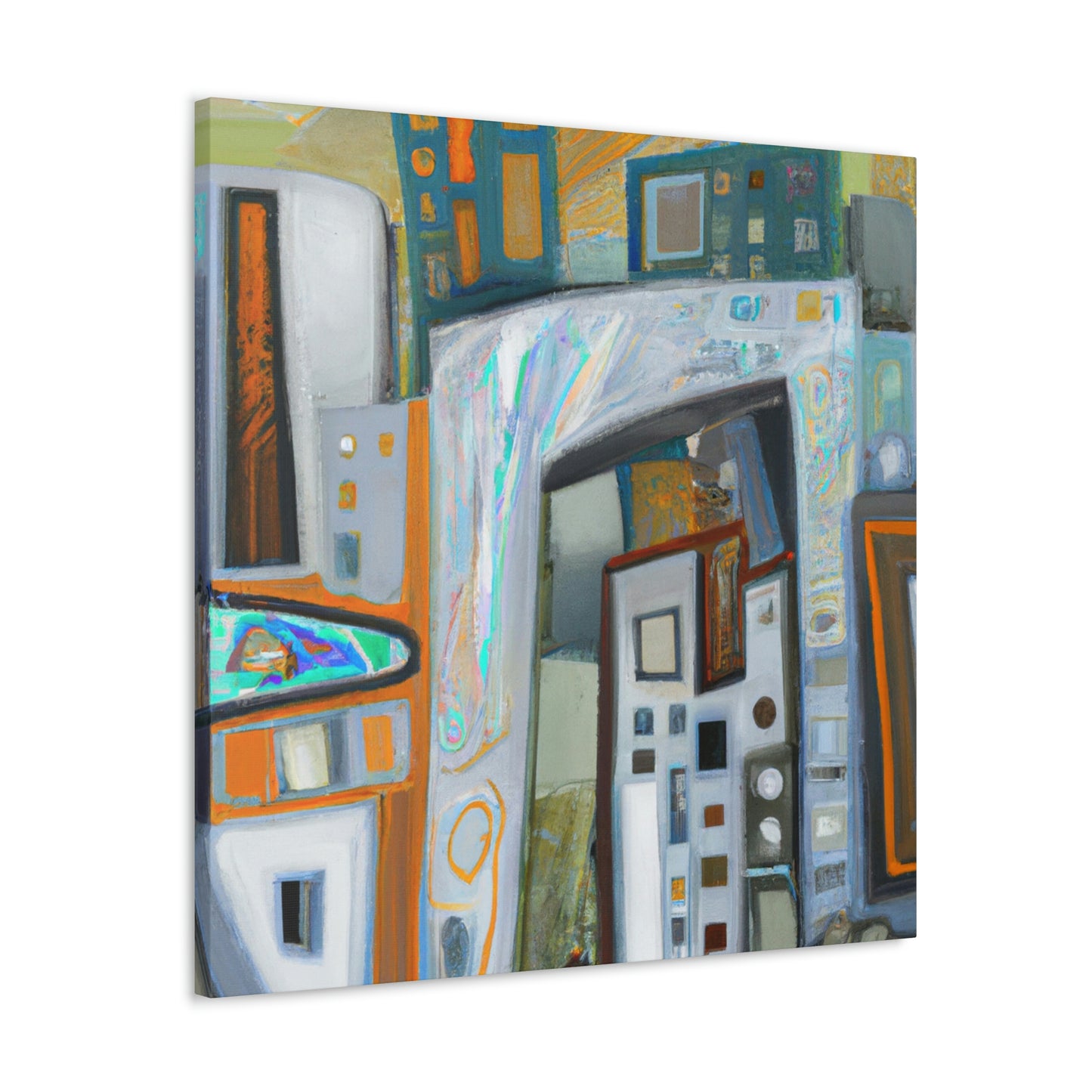 "Urban Vibrancy 1940s" - Canvas