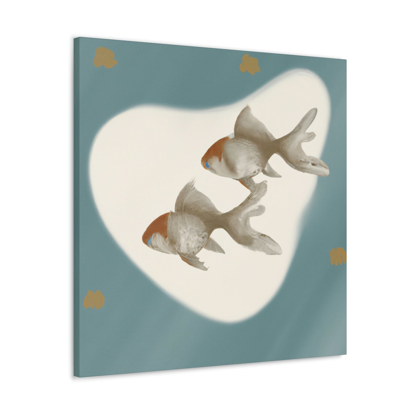 Golden Seafaring Steeds - Canvas