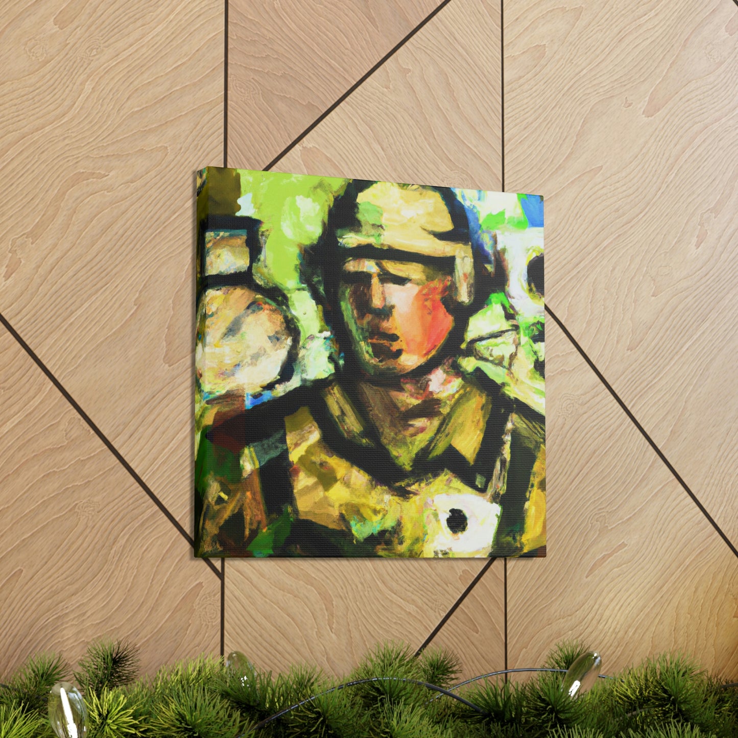 Engineer with Fauvism - Canvas