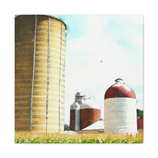 Silo in Techno-hue - Canvas