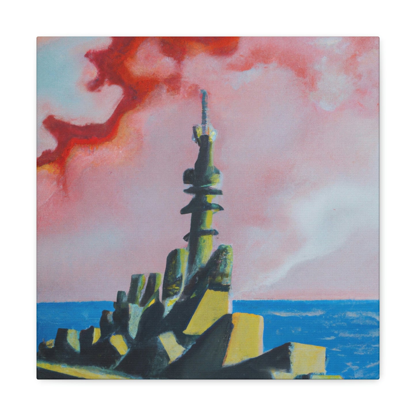 "Battleship Pop Art" - Canvas