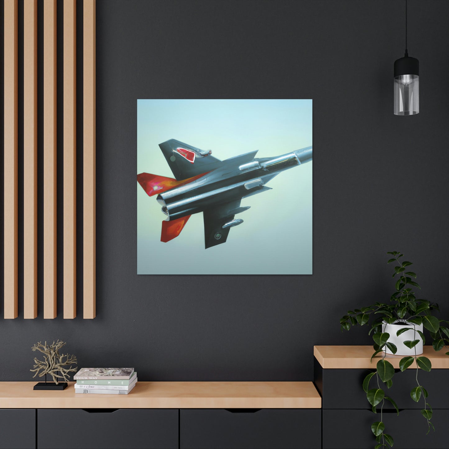 Aircraft In Flight. - Canvas