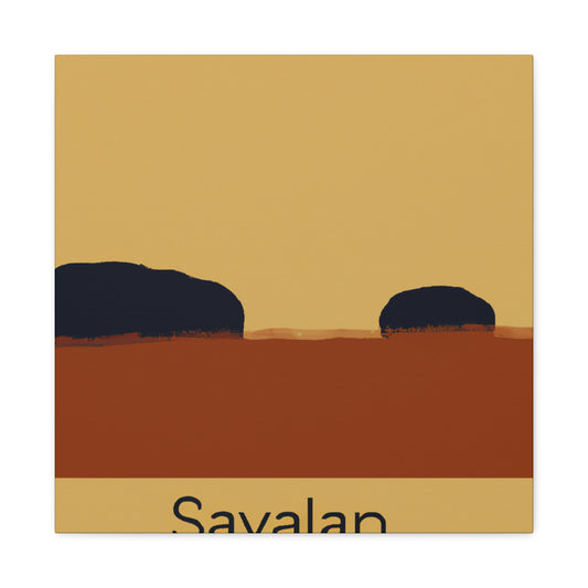 Savannah Minimalism Scene - Canvas