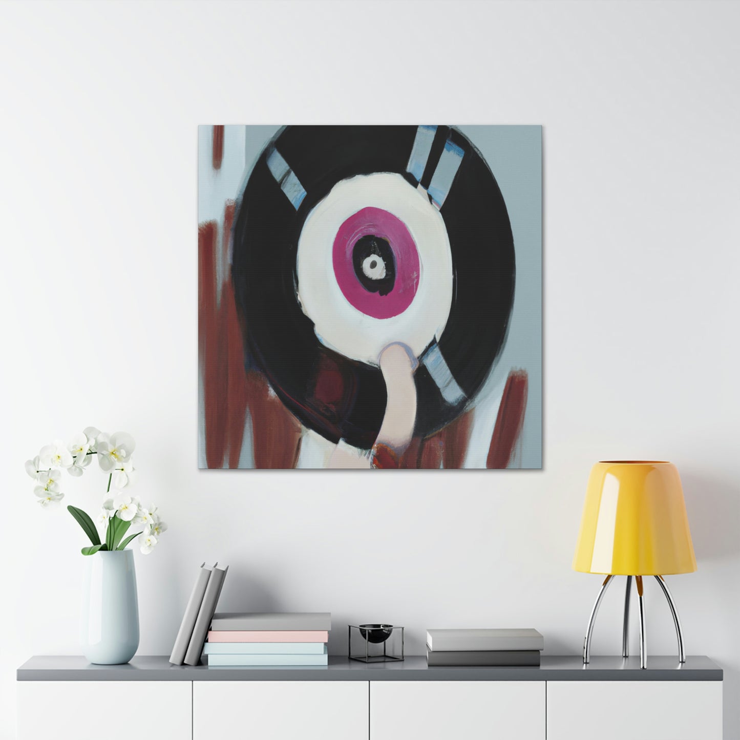 Vinyl Record Symphony. - Canvas