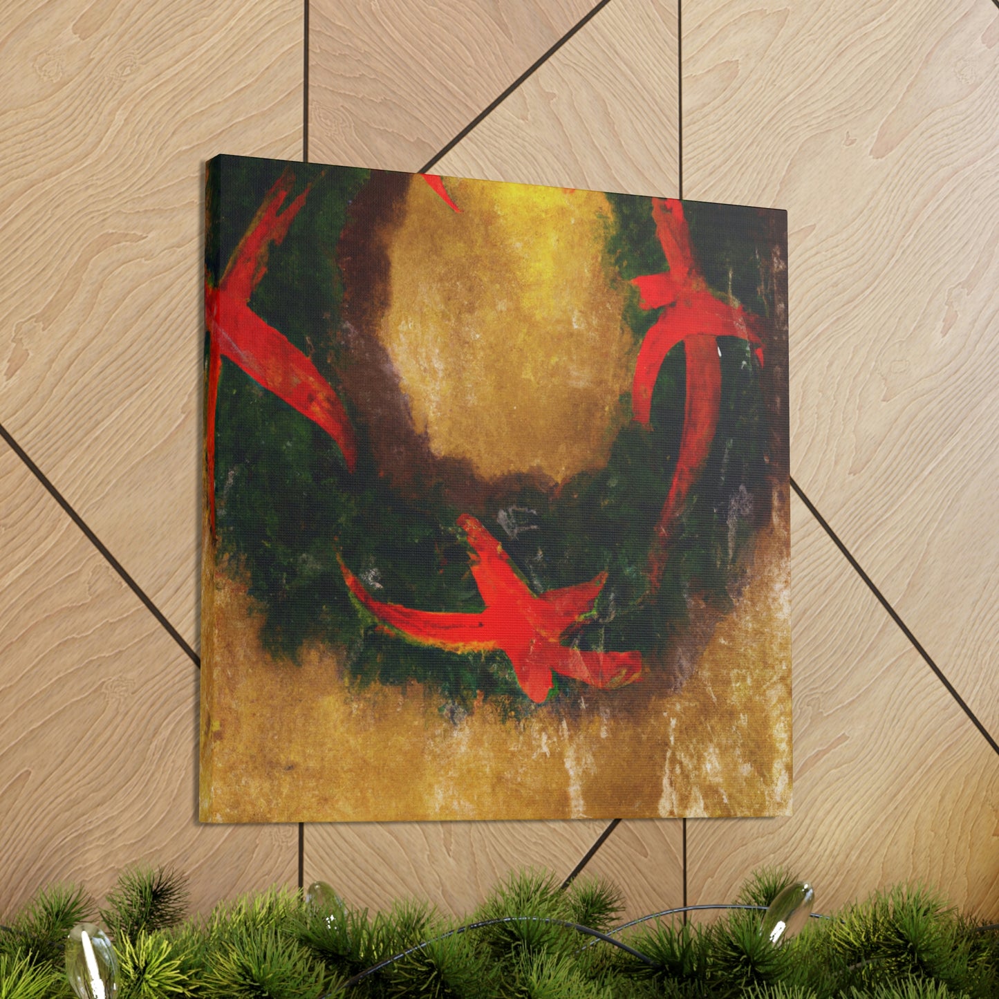 "Crown of Wreath Prosperity" - Canvas