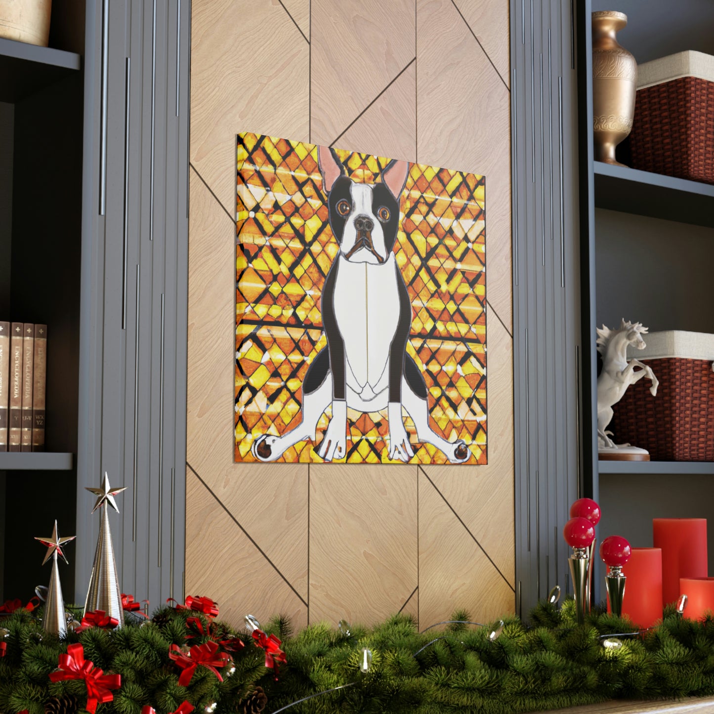 Boston Terrier Bliss - Canvas