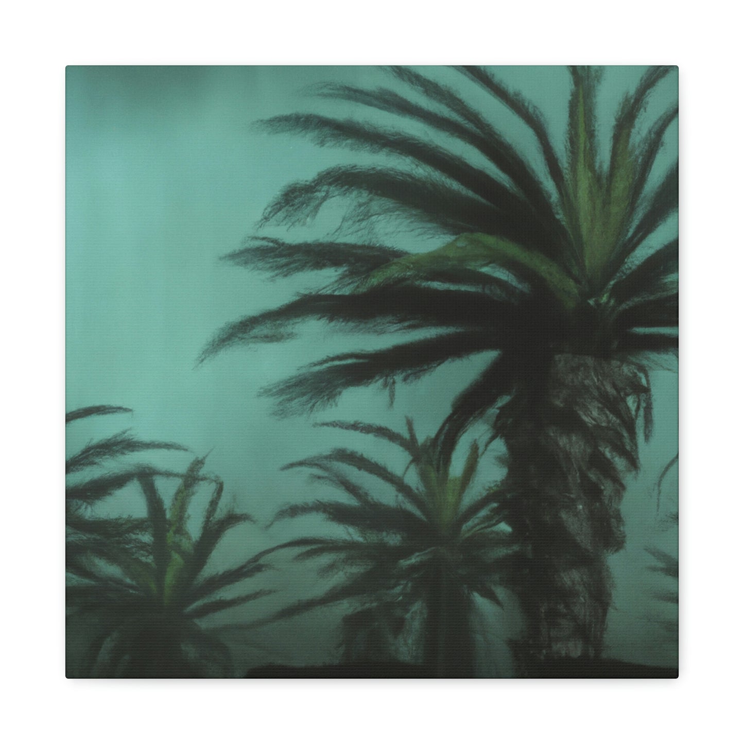 "Abstracted Palm Reflection" - Canvas