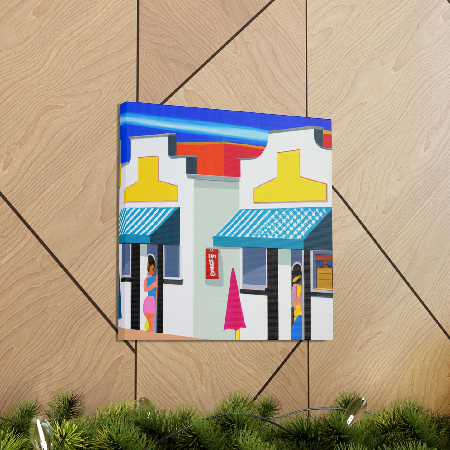 "Sparkling Beach Boutiques" - Canvas