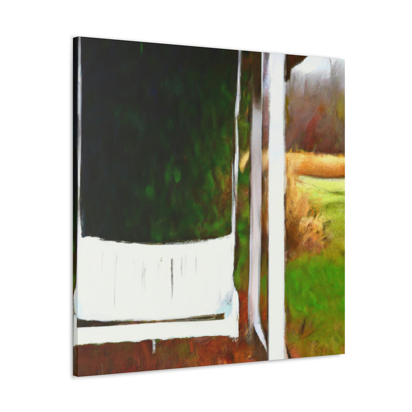 Swinging on Porch - Canvas