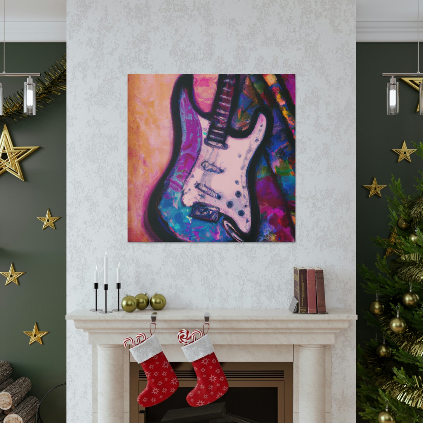 Fender in Abstract Form - Canvas