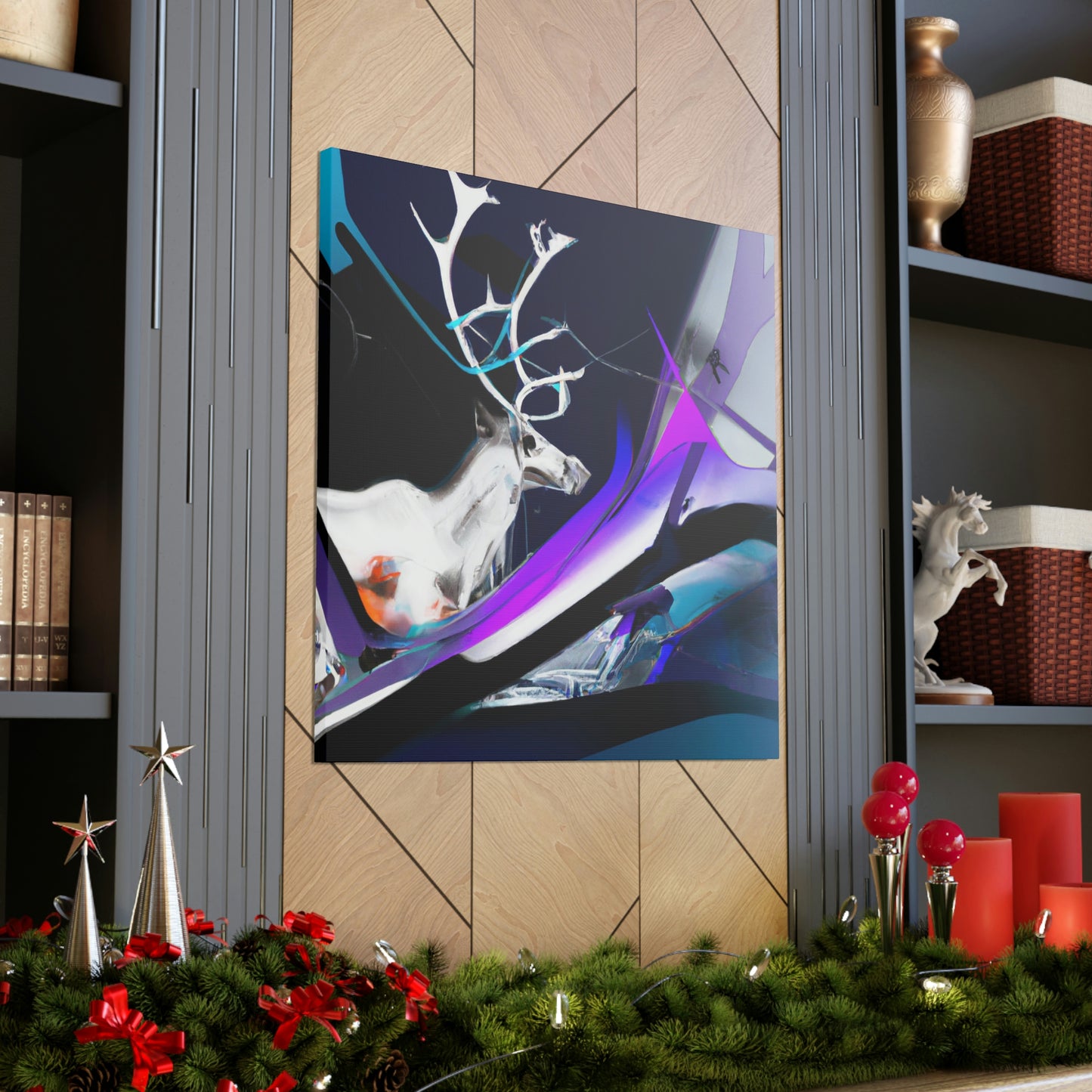 Reindeer in Winterland - Canvas