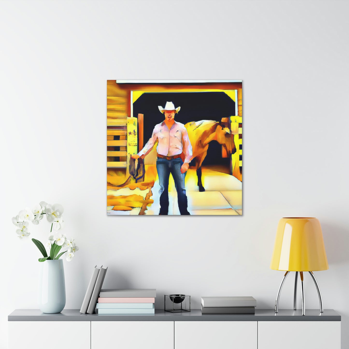 Barnyard Digital Masterpiece - Canvas