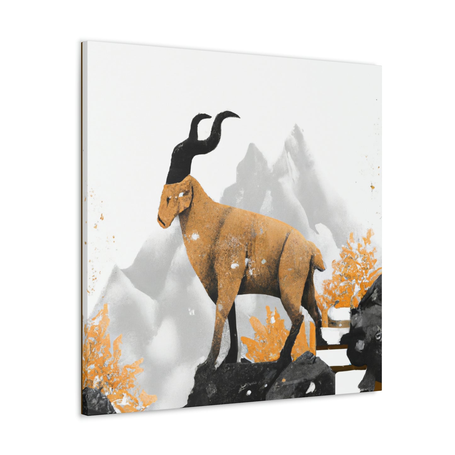 Mountain Goat Splendor. - Canvas