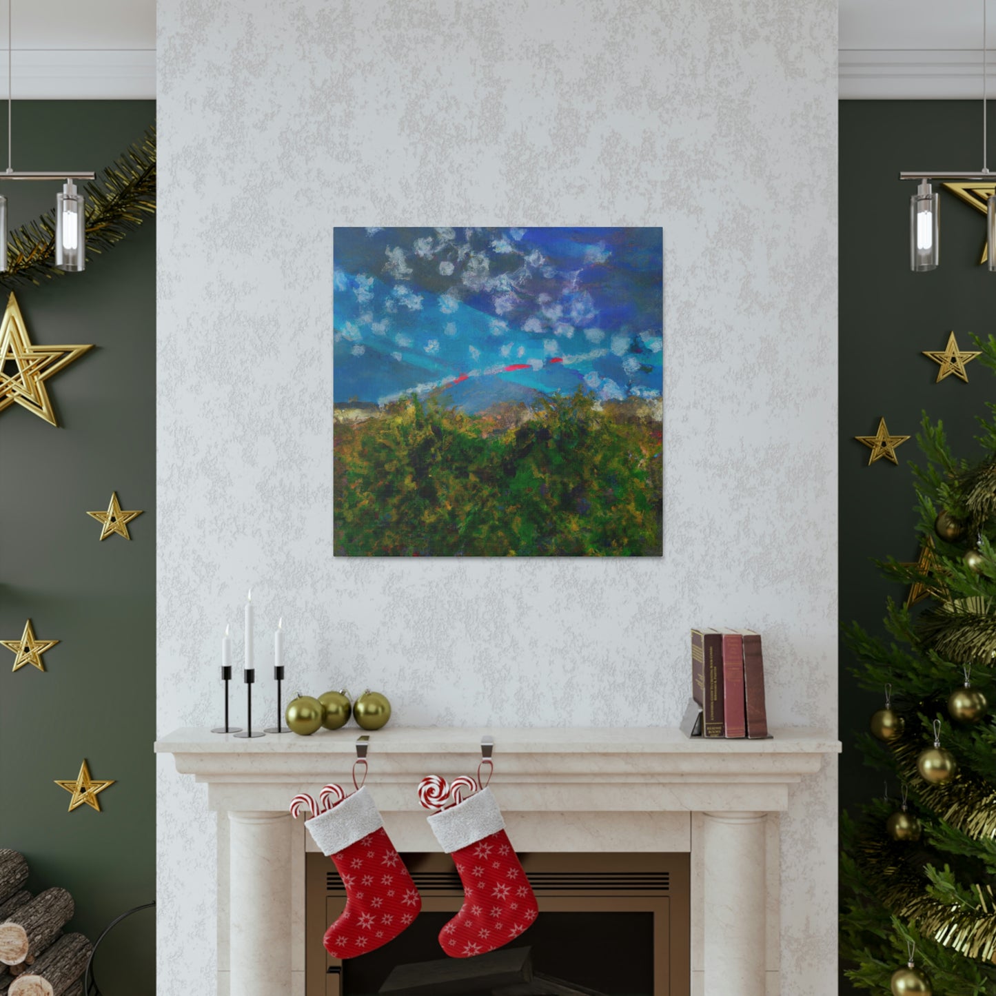 Mistletoe Moonlit Dancer - Canvas