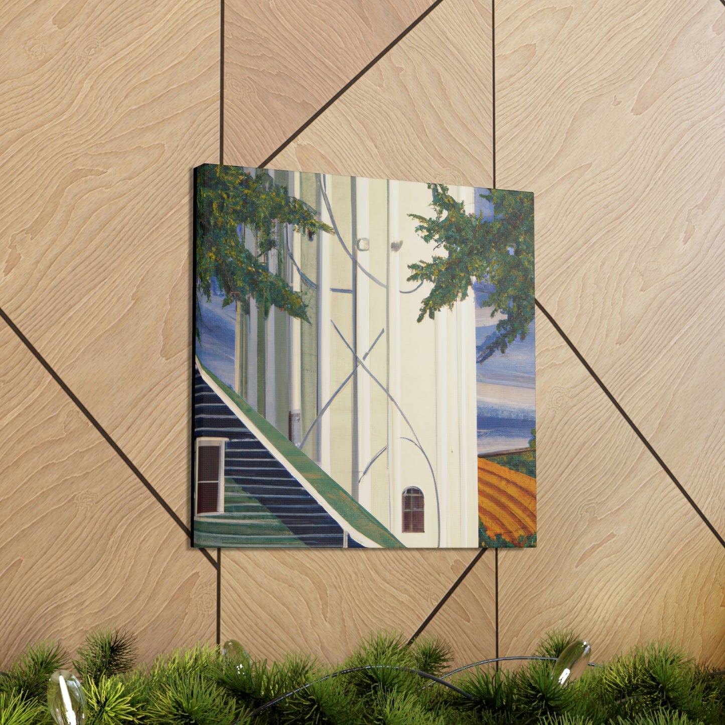 "Silo's Rustic Beauty" - Canvas