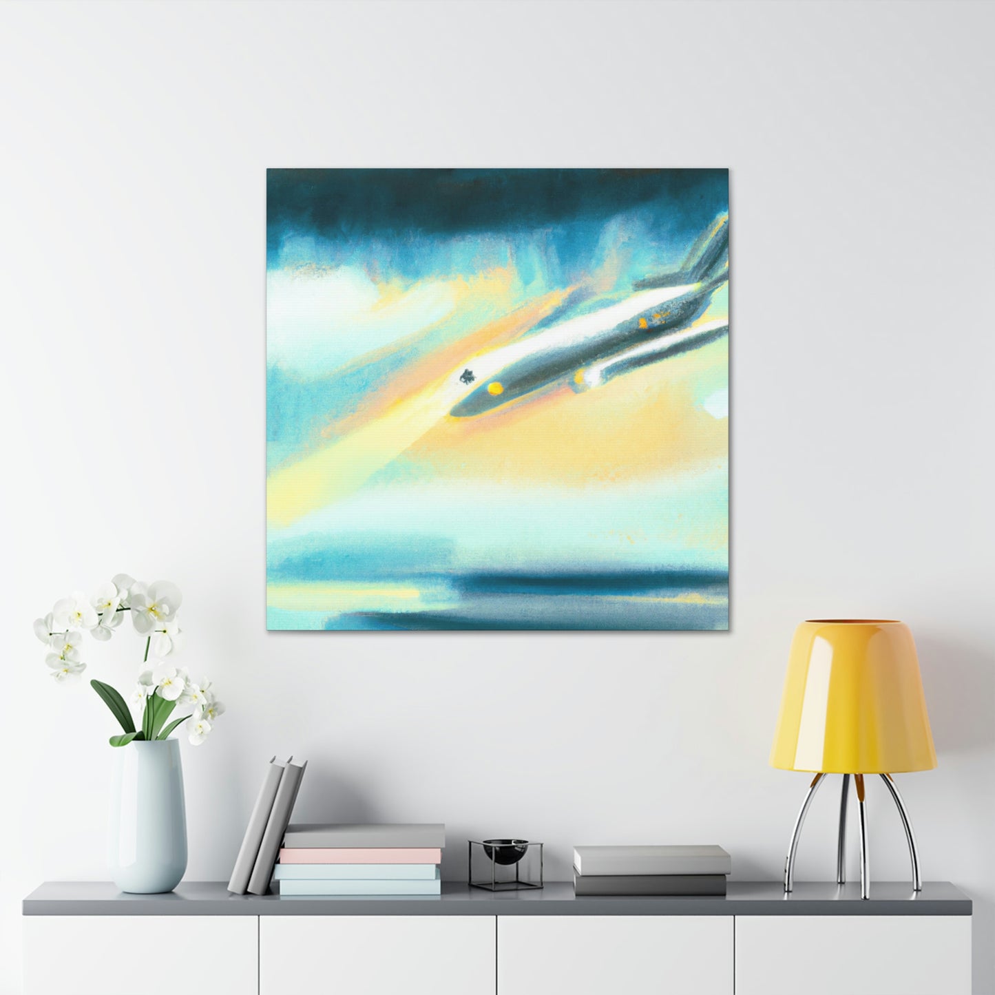 "Flight in Simplicity" - Canvas