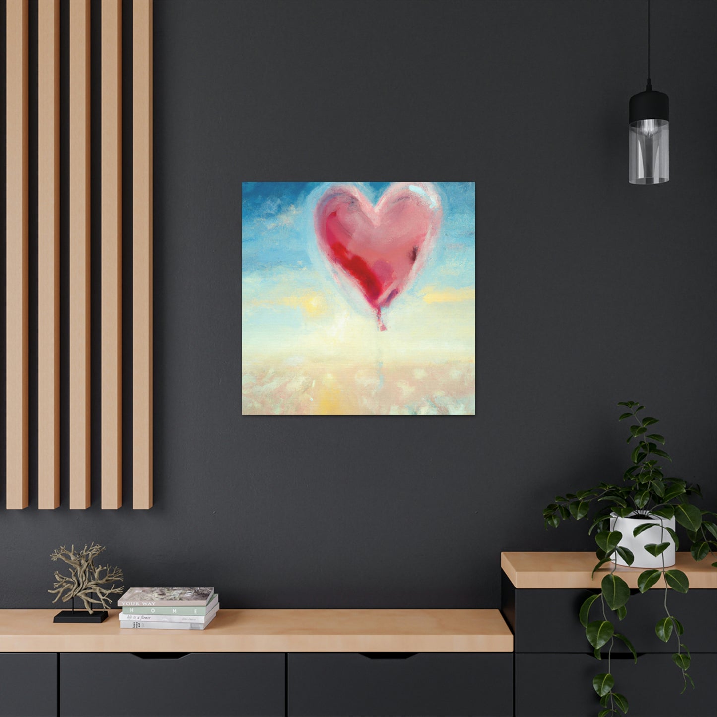 "Heart in the Air" - Canvas